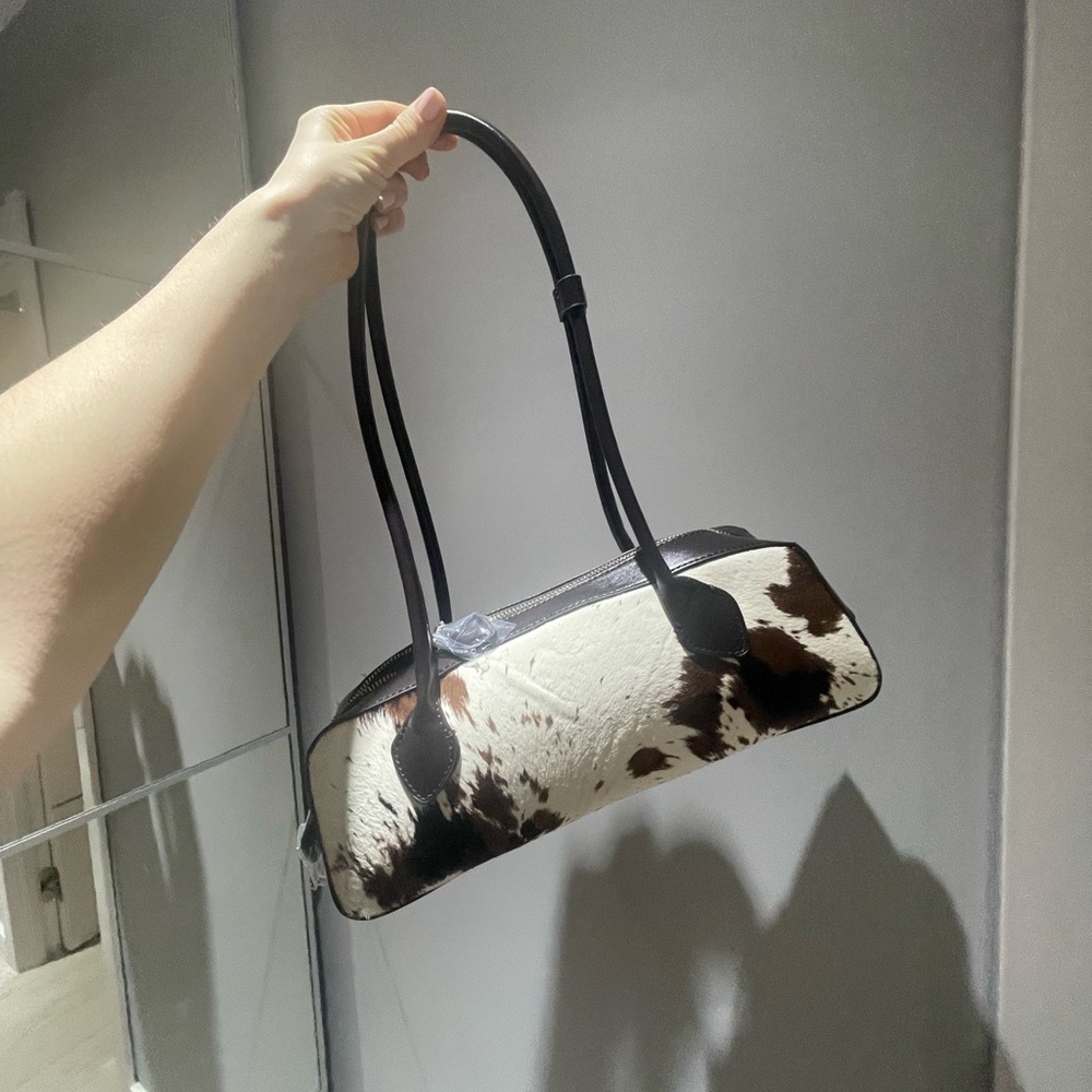 House of Harlow 1960 Black and Brown Shoulder Bag